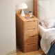 Mesa de noche de madera sólida Kezhitu Gabinete de noche moderno Mini Mini Gabinete Estrecho de 30 cm Gabinete de costura Pequeño FJX679 Cofre de gabinete #igory blanca entera decoración 30x55x71cm