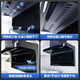 Haier range hood 25 cubic large suction household three-sucking 7-word wave intelligent control self-cleaning EC719UD range hood gas stove smoke stove set [two-piece set] firepower liquefied gas stove Q2BE53+EC719