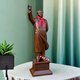 Shaozhihong H01 Official Chairman Mao Bronze Statue Pure Waving Mao Zedong Full Body Sculpture Living Room Entrance Office Ornament Authentic 28cm 131 Edition Commemorative Copper Color