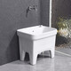 Lefit (lfte) bathroom ceramic mop pool balcony mop trough household Taiwan-controlled large, medium and small mop basin courtyard mop pool 933 Taiwan-controlled drain + faucet delivery to home