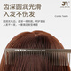 Manika professional men and women haircut combs, haircut combs, hair salon special haircut combs, home haircut combs, dual-purpose haircut combs, transparent amber gray-15923
