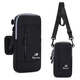 Yinglang sports mobile phone arm bag for men and women, running artifact, outdoor fitness carry-on bag, crossbody bag, universal new style, black