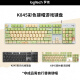 
Logitech K845 wired gaming mechanical keyboard 104 key DIY color keycap E-sports keyboard eating chicken backlit metal panel K845 forest fairy tale-tea shaft
