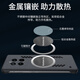 Newly applicable realme GT5pro mobile phone case new graphene heat dissipation ultra-thin frameless protective case RMX3888 half-pack anti-fall men's simple car magnetic suction case quiet night black [graphene heat dissipation + magnetic suction without frame] realme GT5 Pro