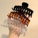 
Large headdress keel clip fashion ladies versatile hair clip shark clip bath hair accessories amber