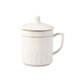 Shunxiang tea cup with lid ceramic cup business meeting reception water cup pottery office 10-pack company meeting tea cup