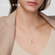 Xie Ruilin (TSL) TGOL starlight series 18K gold color sapphire gourd women's necklace clavicle chain 63580