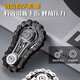 
Gear chain fingertip gyro mechanical chain teeth boring to play with pressure relief artifact adult EDC decompression metal toy [hollow model] gold chain + silver gear small screwdriver