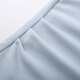 
Fiber show [design-sensing pleated round neck versatile lysel T-shirt] Large size women's fat mm2025 summer new style 1396 light blue 3XL
