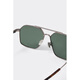 Canada Goose [New Product] Moraine Men's Sunglasses and Sunglasses 8104M 9866 Matte Light Gray/Green
