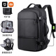 
Xiaomi Youpin new backpack computer bag 17.8 inch waterproof and water-resistant large capacity usb multi-function men's backpack 9905 blue expandable capacity 18 inches