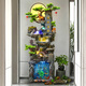
Waterscape and rockery flowing water fountain living room entrance office Fengshui wheel landscape decoration ornament fish tank water truck 9923 small height 108CM