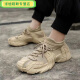 Nr. 1 Feng Sommer atmungsaktiv 45 Großgröße Herrenschuhe fliegen ein Fuß faule Socken Schuhe Dicke alleinige Daddy Black Elastic 9909 All Black 42