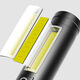 
Ruibao (RAY-BOW) new XHP70 tactical strong light flashlight aluminum light cup zoom USB charging with COB side light cross-border new model RB-1098 running volume model naked light (built-in battery)