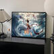 Nezha Digital Oil Painting 2025 NEU NEZHA 2: DEMON-SEA DIGITAL OIL MALER MALES BEIMALTED GRAFFITI Cartoon LL12147 30*40 cm Dicke Innenrahmen + schöner äußerer Rahmen [