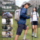 迪卡侬双肩背包NH100书包学生城市轻户外徒步登山旅行出差通勤踏青春游 牛油果色-20L