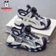 BOBDOG (BOBDOG) BOBDOG children's sports sandals boys' shoes 2025 new youth shoes non-slip boys beach shoes LY920K black blue 31 shoe inner length 19.8cm
