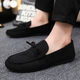 Pushui Fangfang Old Beijing Beans Lazy Beans Shoes Canvas para hombres Casuales y versátiles de primavera (D753) 44