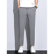 Firs Jeans Shanshan Denim Herren High-End Ice Seide Stretch Neun-Cropped Hosen Herren-Casual Hosen Sommer Dünne gerade, verjüngte drapierende dunkelgraue B9905 28