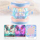 Heart Ancient Hand Pat Drum Baby Baby Children's Toys Music Music Drum puede ser recargable 8 Bebés de 1 año Educación temprana 6-12 meses 9934 Rosa