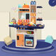 
Children's House Playing Kitchen BBQ Hamburger Toys Boys and Girls Ice Cream Ice Cream Ice Cream Ice Cream Ice Cream Toolbox Set Orange Red 7027+ Popcorn Car Powder