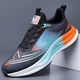 
Men's shoes for spring and summer new style flying woven breathable mesh running shoes soft sole shock-absorbing men's sports trendy shoes LS-826 blue and white 42