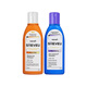Selsun Australian Selenium Disulfuro Anti-Dandruff Champo Shampoo Oil Control Champú espeluznante y suave sin aceite de silicona [2 botellas] Sai Yi Zi Botella 200ml + botella de naranja 200ml