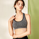 
Langsha sports underwear vest for women thin spring and summer shock-proof gathering bra beautiful back running fitness yoga bra
