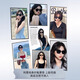 FENCHI GM sunglasses for women 2025 summer high-end ins men's sunglasses black frame gray film [HD model]