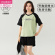 
Modal integrated pure cotton pajamas with chest pad for women summer shorts shorts Korean style sweet plus size summer home clothing set with chest pad for shorts - G1047 M women [recommended 80-100Jin [Jin equals 0.5 kg]]