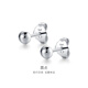 Gold Supreme Platinum Earrings PT950 Versatile Dot Ball Earrings Women's Platinum Earrings Birthday Gift Price 1.09g