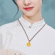 Liufu Jewelry Fuman Heirloom Series Gold Ocho tesoros Gold Posting Corbelo Rope Ropio G23TBGP0003 6.93 gramos (incluido el costo de mano de obra 679 yuan)