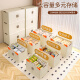 
Shunyou Storage Cabinet Storage Box with Wheeled Cabinet Wardrobe Foldable Kitchen Storage Cabinet Four-Level SY-1315