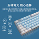 罗技（Logitech）K845有线机械键盘女生办公青红茶轴透明键帽电竞游戏电脑215 K845-双皮奶布丁黑色 标配 否 红轴