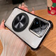 福顺奢适用真我gt7pro手机壳realmeGT7por竞速版透明保护5010硅胶5090四角防摔oppo男女新款高级感 气囊【炫酷黑+360镭射磁吸支架】自带镜头膜 realme真我 GT7 Pro