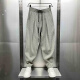 POUM2025 spring and summer new pants for men's thin breathable drooping casual pants straight spring and autumn pleated Harem radish pants JJFS-K275 brown XL