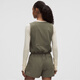 
lululemon丨Grid-Texture Women's Hiking Mesh Textured Working Vest LW3IL1S Military Green S