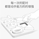 He Jiagong Children's Toys Digital Puzzle Building Blocks Early Education Education Assembling 0 Montessori 1-2 and a half years old 3 boys and girls babies Five-in-one pairing board + 12-hole geometric shape paneling