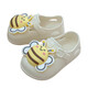 
Ziweiqi Little Bee Children's Cave Shoes Bag Toe Sandals Beach Shoes White 26 -27 [Inner length is about 17cm]