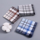 Hai Yiduo Herren-Taschentuch Klassiker Ancient Style Baumwolltaschentuch schweißabsorbierend Retro Sentimental Color Man Quadrattuch Baumwollschweiß-Sicht Taschentuch Quadrattuch Taschentuch [3 Packs] Blau 40*40 cm