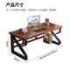 New appearance principle computer desk desk home study writing desk desktop office simple desk gaming long table XZ25 120*60cm thick solid wood core - enhanced version