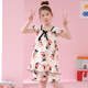 Children Nezha Pyjamas Girls Summer Sans Soup-Oevel Cartoon CLUB COTTON MIDE Big Children's Home Clothes Princess Style Sost Set W983 # Girls Suspender Set [Kulomi] 120 [12 codes recommandés 110-120cm]