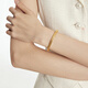 Chow Tai Fook's Broken Gold Bracelet Bracelet Lady Bracelet Birday Gift (Frais de travail: 1620 min) EOF1476 58 mm Full Gold Environ 18,58g