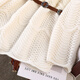 Cypress House hollow sweater 2025 autumn new women's fashion elegant temperament loose long-sleeved top