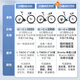 XIDESHENG READ BIKE 2025 AD350 Carbon Fasergabel -Kraftmessgerät Ultraleiche Aluminium Pneumatic Fitness Bike Taubengrau [komplettes Fahrzeugversand] 480 mm