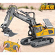 
Toy car remote control excavator alloy engineering car toy electric excavator children's car bulldozer remote control car 9 channel alloy dump truck English packaging (1047)