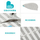 LOVE TO DREAM Anti-jump Sleeping Bag Newborn Infant All-Season Swaddle Sleeping Bag Detachable Sleeves Children's Surrender Anti-Kick Quilt Gray Stripe All-Season M Size 8-15Jin Jin equals 0.5kg (approximately 3-6 months)