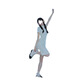 
S.SOFEA new Chinese style small fresh green short modified cheongsam dress for women 2025 838 beige S
