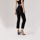 Levi's [Same Model in Shopping Mall] Levi's 25 summer new women's 724 high waist slim straight jeans 18883 Black 24 (30)