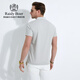 
Raidy Boer/Ridy Boer [Mulberry Silk Old Qianfeng] 2025 Summer Men's Short Sleeve POLO Shirt 7031 Gray XL /180/52